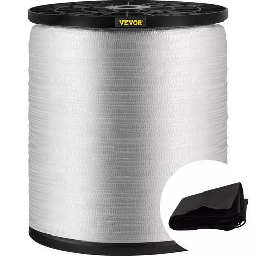 1800Lbs Polyester Pull Tape, 318' x 5/8" Flat Tape for Wire & Cable Conduit Work Variable Functions, Flat Rope for Pulling/Loading/Packing in Any Weather CONDITON