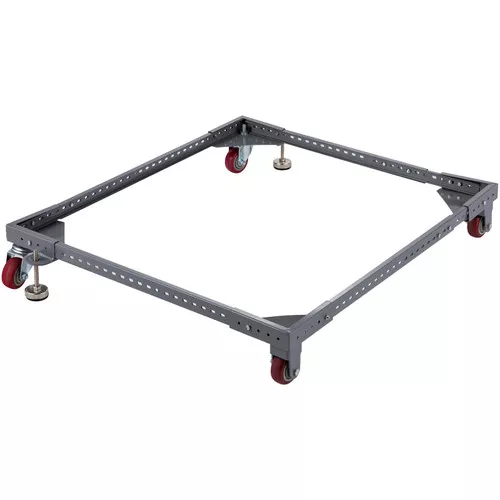 Adjustable Universal Mobile Base 650LBS Load-Bearing Capacity 12" to 48" Heavy-Duty Mobile Base Rolling Mobile Base for Mobilizing Woodworking Equipemnt, Fridge, Washing Machine