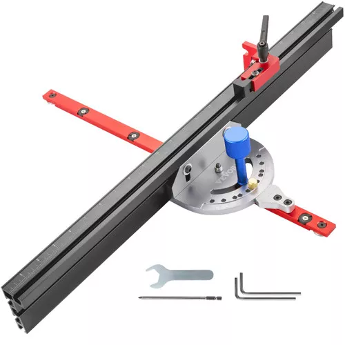 Angle Miter Gauge 18" For Router Table Saw Assembly Ruler Diy Woodwork