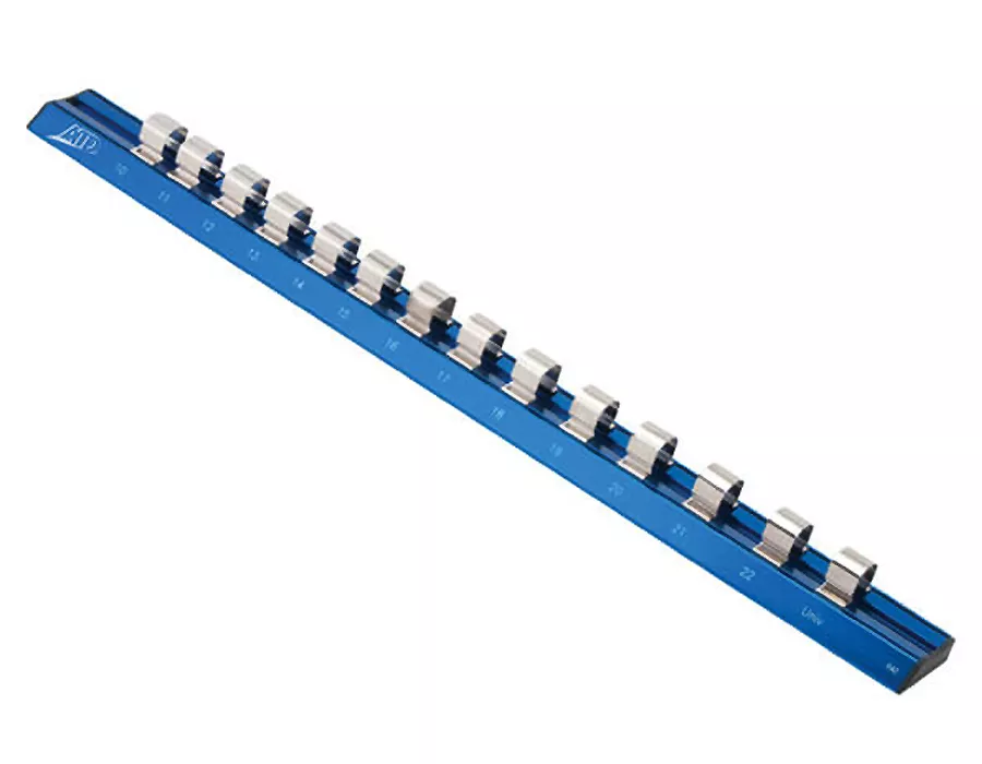 ATD Tools 9412 - 1/2" Metric Magnetic Aluminum Socket Rail