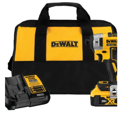 Dewalt DCF887P1 20V MAX* XR 1/4" 3-Speed Impact Driver Kit