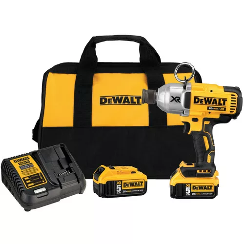 Dewalt DCF898P2 20V MAX* XR Brushless High Torque 7/16 in. Impact Wrench Kit with Quick Release Chuck (5.0Ah)