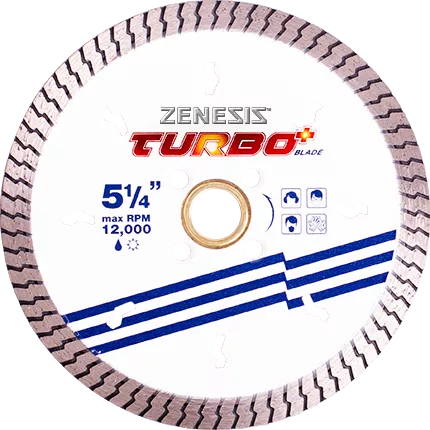 Diamond Vantage 4-1/2 x .087 x 7/8-5/8 & 20mm ZENESIS Z-Turbo Blade