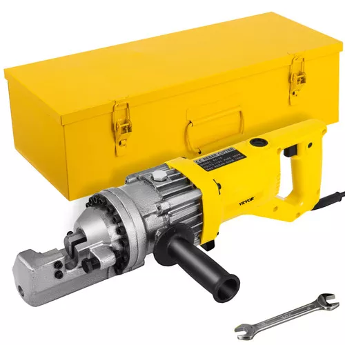 Electric Hydraulic Rebar Cutter, 900W Portable Electric Rebar Cut 5/8" 16mm #5 Rebar within 3 Seconds, 110V