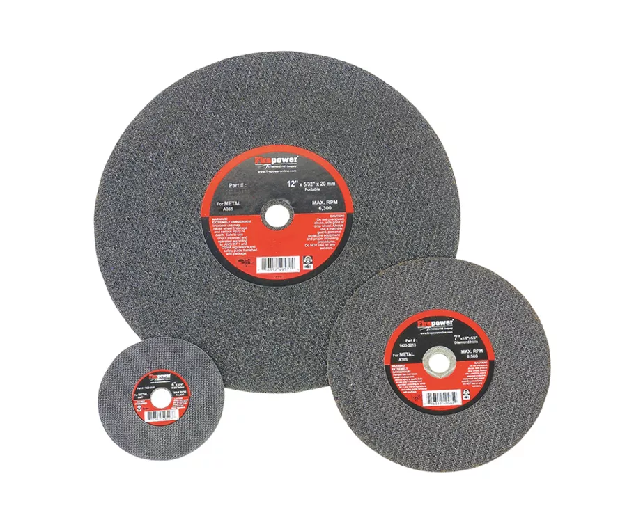Firepower 1423-3184 - Type 1 Cut Off Abrasive Wheels, 4-1/2" x 1/16" x 7/8" (5 per pack)