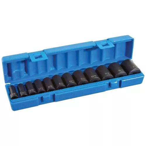 Grey Pneumatic 3/8″ Drive 12-Piece Semi-Deep Standard Socket Set