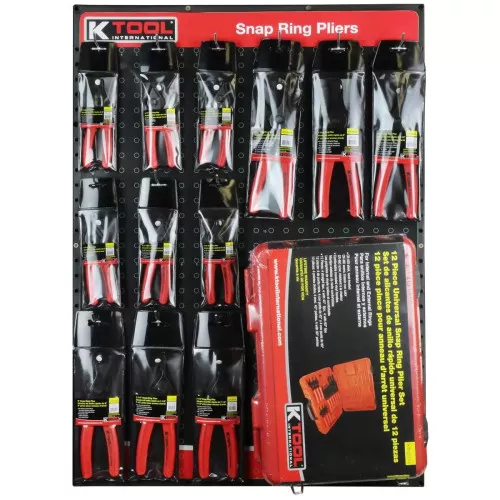 K Tool International Snap Ring Plier Display