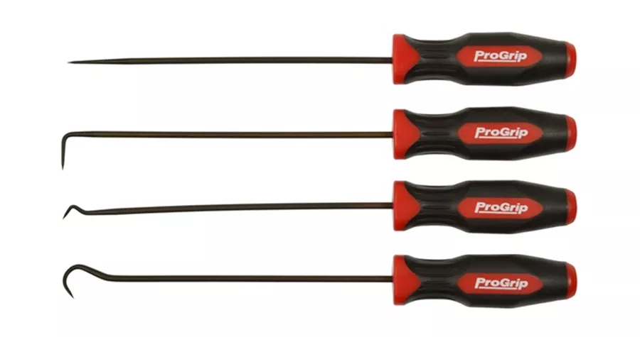 Mayhew Tools 13091 - 4 Piece ProGrip Miniature Long Pick Set