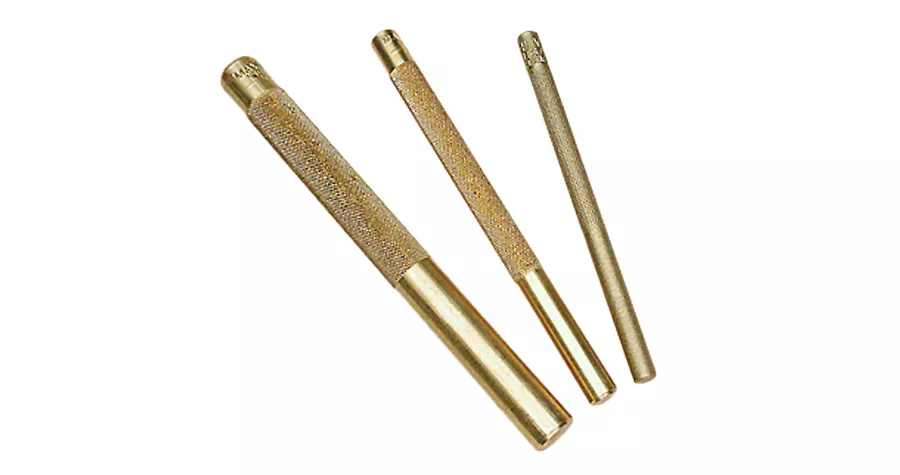 Mayhew Tools 61360 - 3 Piece Brass Drift Punch Set
