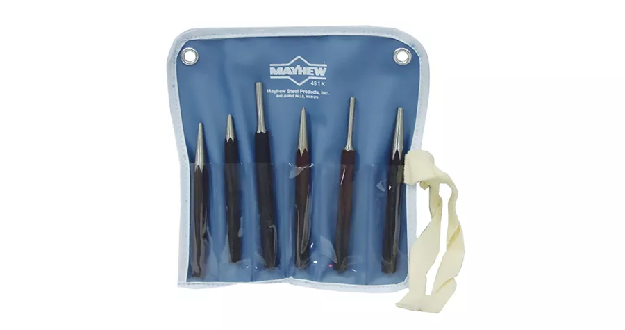 Mayhew Tools 62030 - 6 Piece Punch Set