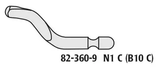 NOGA Solid Carbide N1 Blade BN1039 - 82-360-9