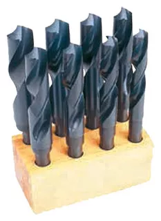 Premium Cobalt 118° 1/2″ Shank Silver & Deming Drill Set, 8 pcs. – 48-324-8