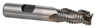 Shop Grade 3 Flute M-42 Cobalt Centercutting Roughing End Mill for Aluminum, 5/8" Mill Dia. - 40-930-0