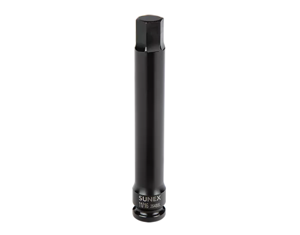 Sunex Tools 26488L - 1/2" Dr. 11/16" Hex Impact Socket 6in.