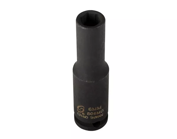 Sunex Tools 806MD - 1/4" Drive 6 Point Deep Impact Socket 6mm