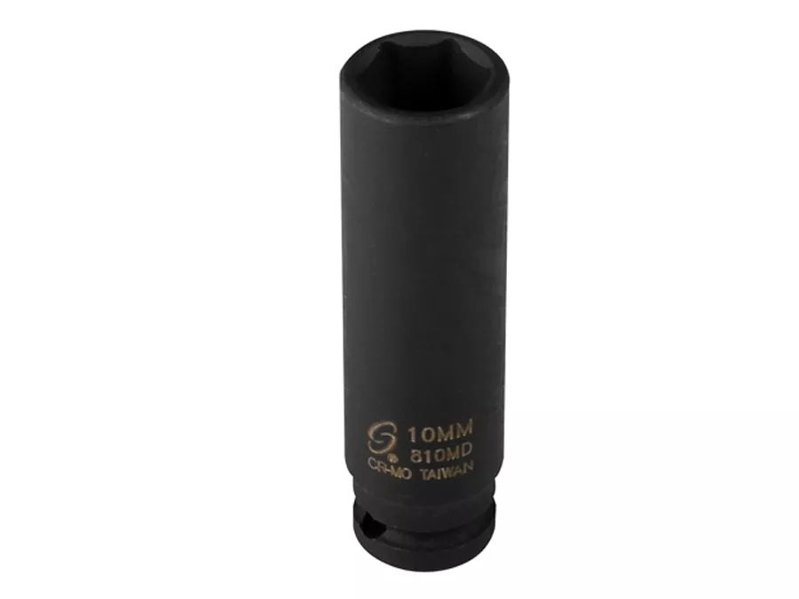 Sunex Tools 810MD - 1/4" Drive 6 Point Deep Impact Socket 10mm