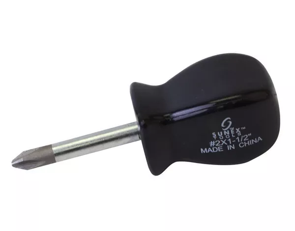 Sunex Tools 98008 - #2 Phillips x 1-1/2" Black Screwdriver