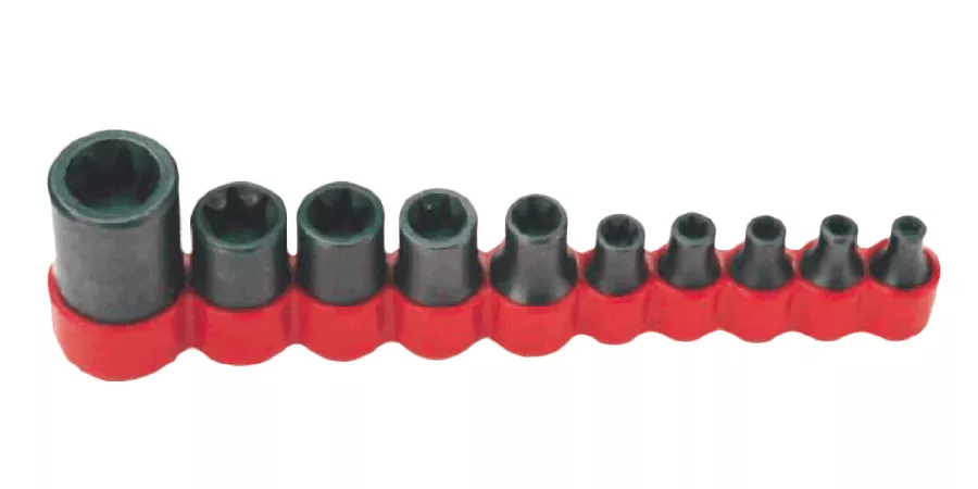 Vim Tool VSE418 - 10 Pc E4-E18 Torx Socket Set/Vinyl Holder