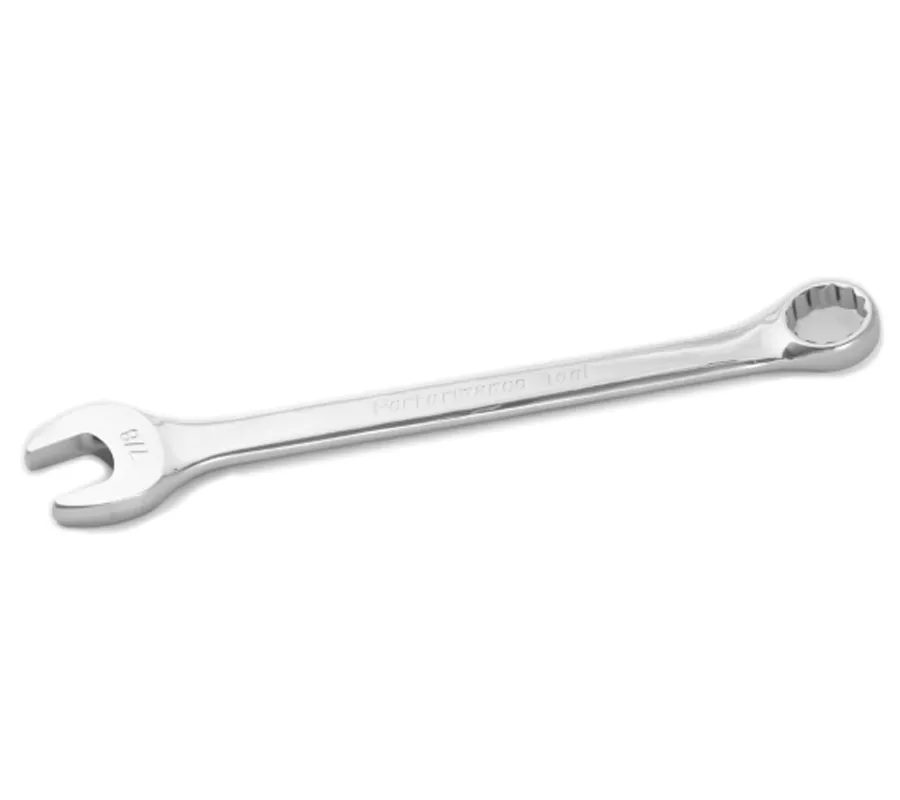 Wilmar W30228 - Chrome Combination Wrench, 7/8", with 12 Point Box End, Fully Polished, 11" Long