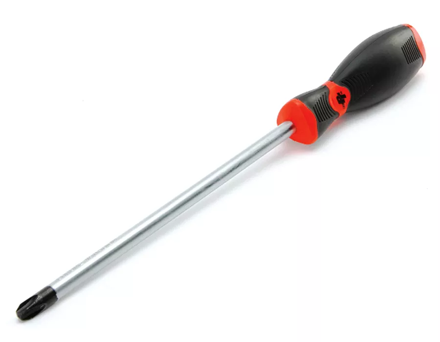 Wilmar W30969 - Phillips Screwdriver, #4 Tip, with 8" Shaft, Clear Handle