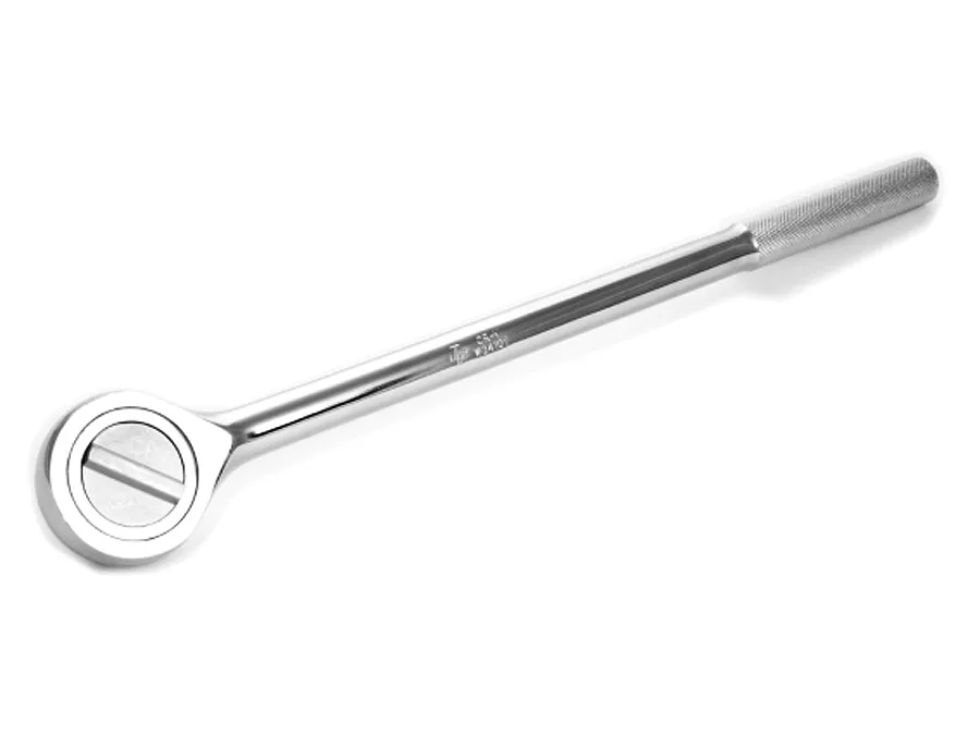 Wilmar W34101 - Chrome Ratchet, 3/4" Drive, Round Head, 19-11/16" Long