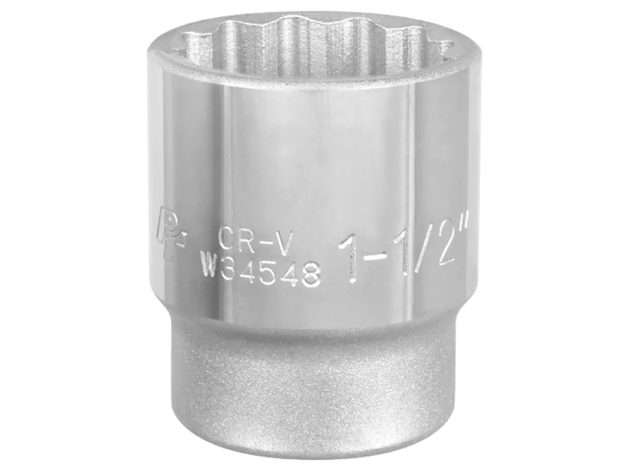 Wilmar W34548 - Chrome Socket, 3/4 Drive, 1-1/2", 12 Point, Shallow