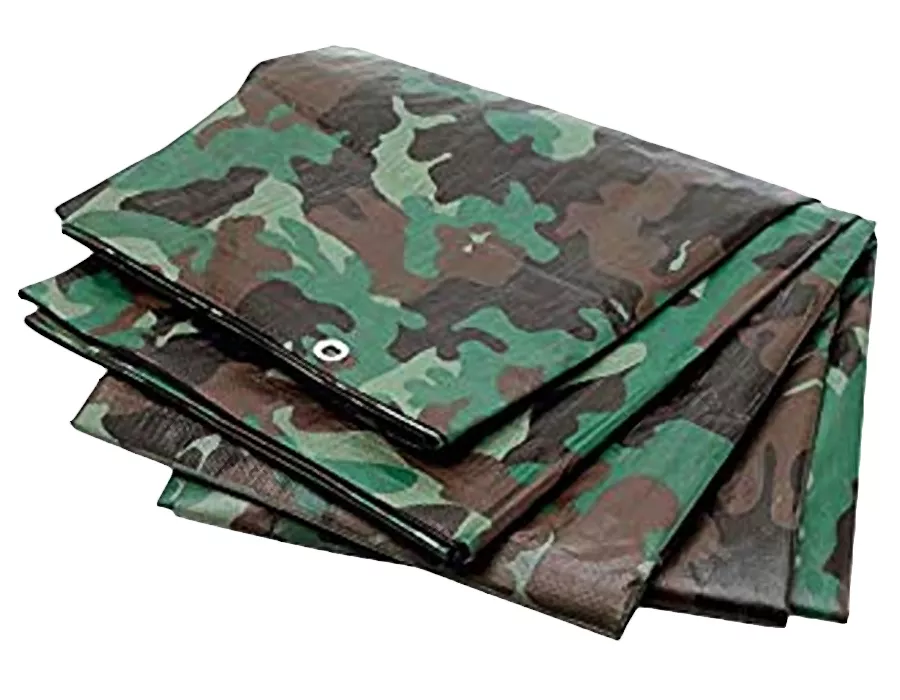 Wilmar W6005 - 8 x 10 Green Camouflage Tarp