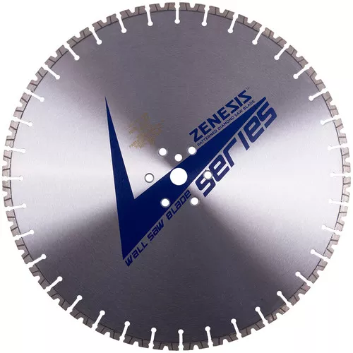 ZENESIS V SERIES 26″ X .155″ X 1″ wall saw Diamond Blade for Hard and Reinforced Concrete