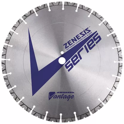 ZENESIS V2 SERIES 12″ X .250″ X 1″ Diamond Vantage Walk Behind Saw Blade- For Concrete